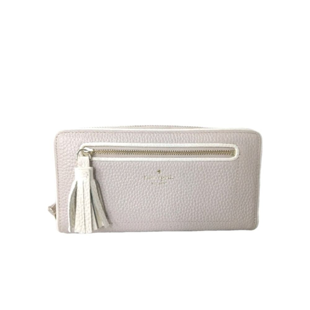 Kate Spade Chester Street Neda Zip Around Wallet Taupe Brown WLRU2654